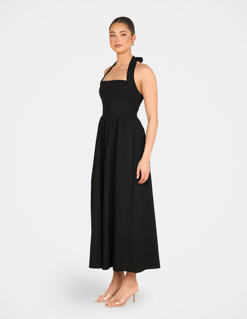 Quina Halter Maxi Dress